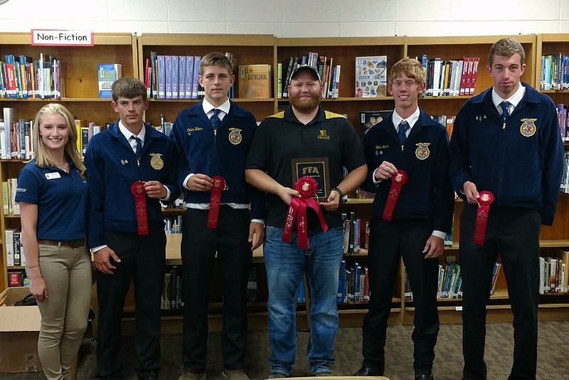 EdgewoodColesburg CSD FFA places 2nd in State Dairy Judging